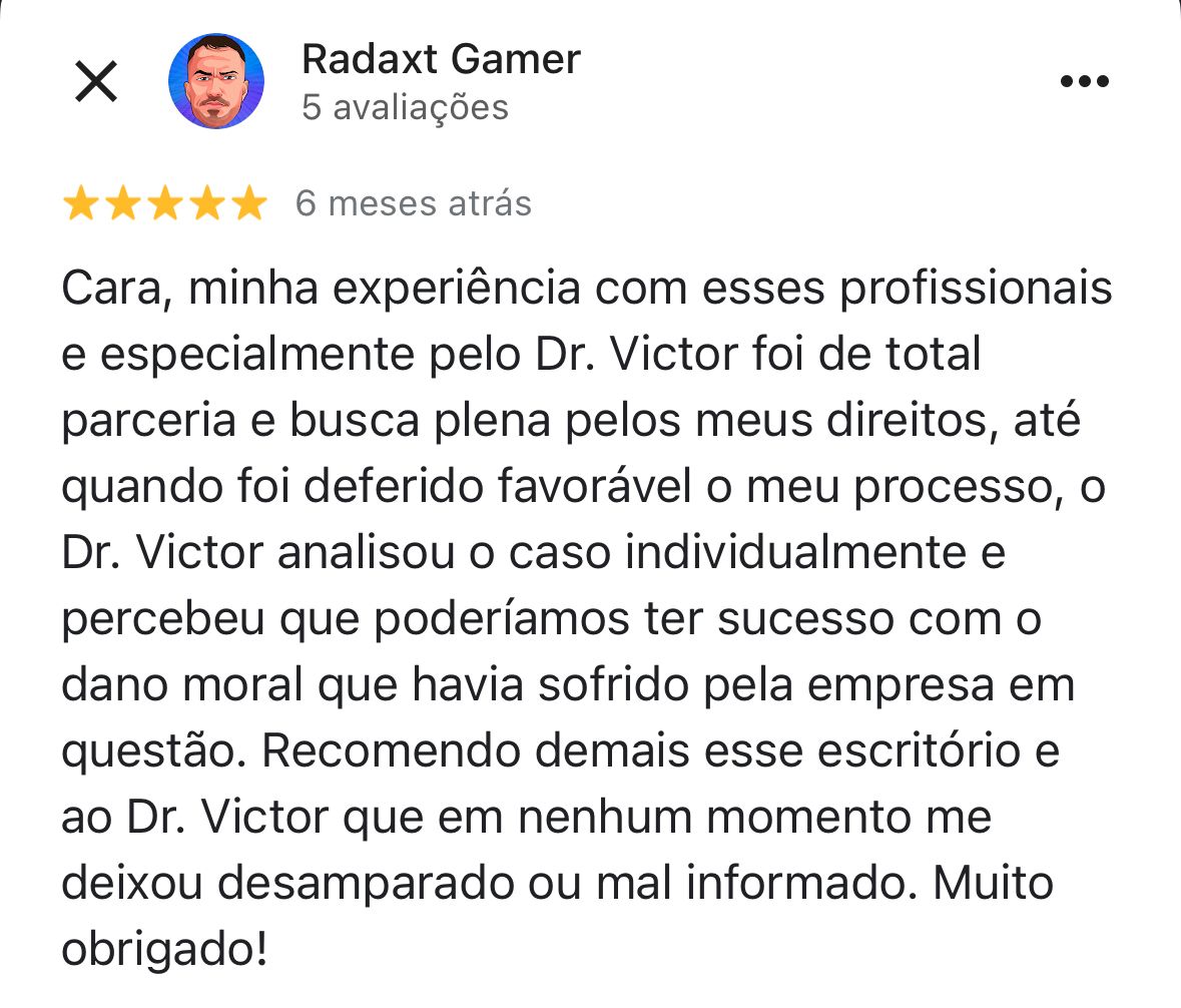 Depoimento de Radaxt Gamer