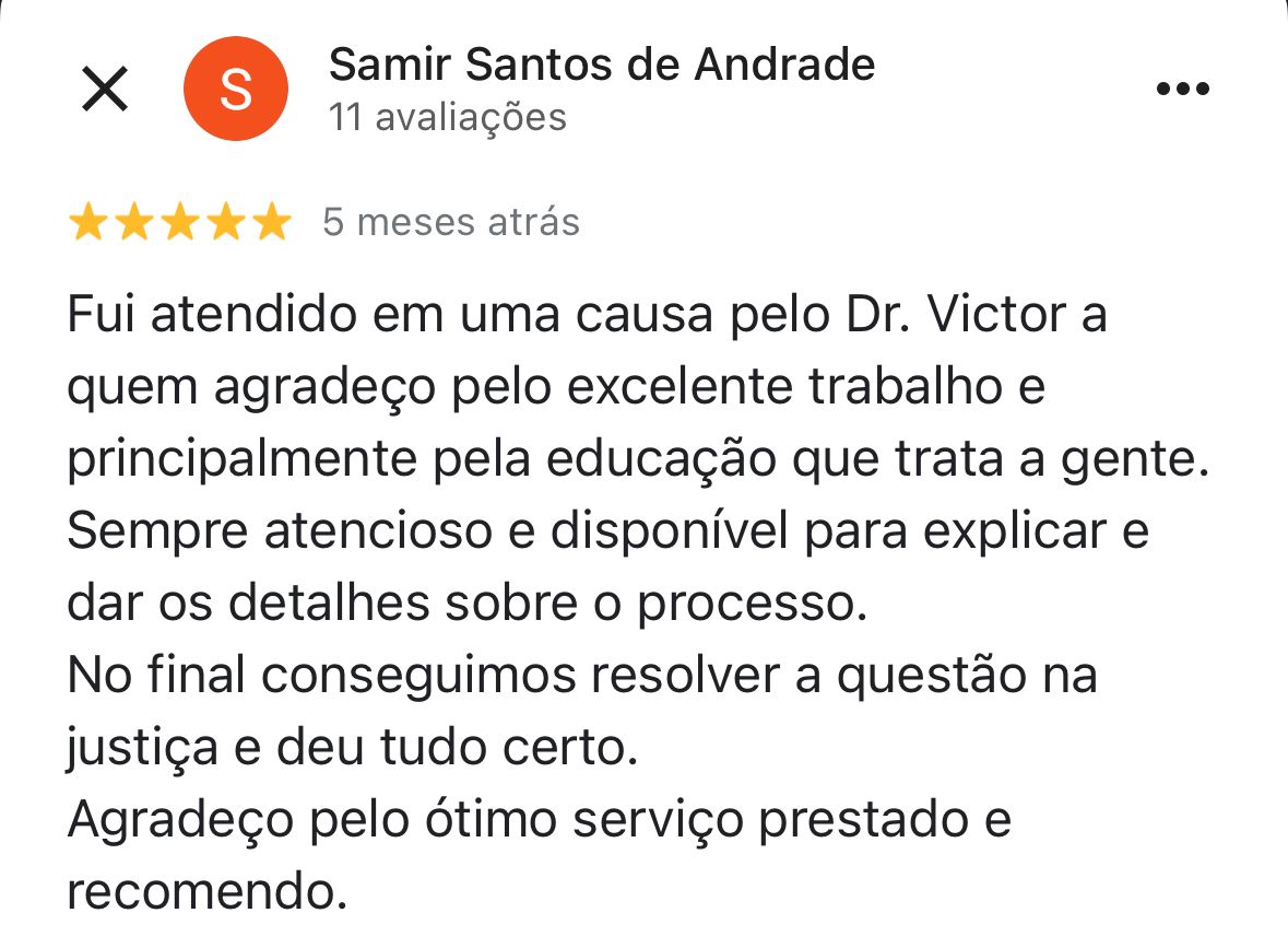 Depoimento de Samir Santos de Andrade